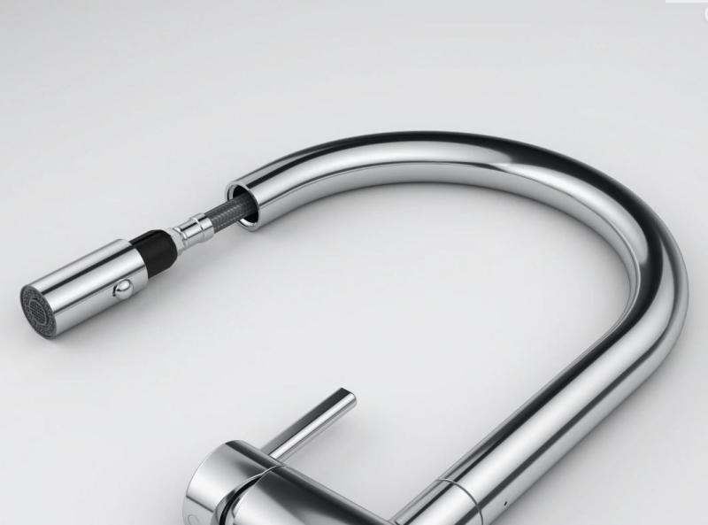 Franke Active J Rubinetto da cucina cromato con doccetta estraibile 115.0653.401