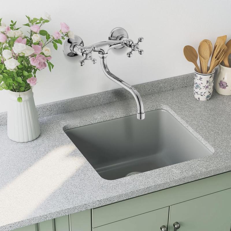 AquaTrimo Vivaldi rubinetto classico a muro per cucina cromato 21VV7068CM