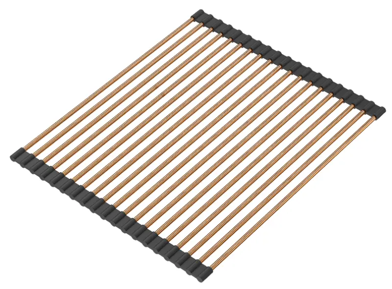 Qadri Tappetino arrotolabile color rame  per sopra e dentro al lavello 43 x 32 cm 1208957224