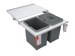Franke Sorter Garbo 60-2 Sistema di raccolta differenziata integrato con 2 x 18 litri contenitori 1210284027