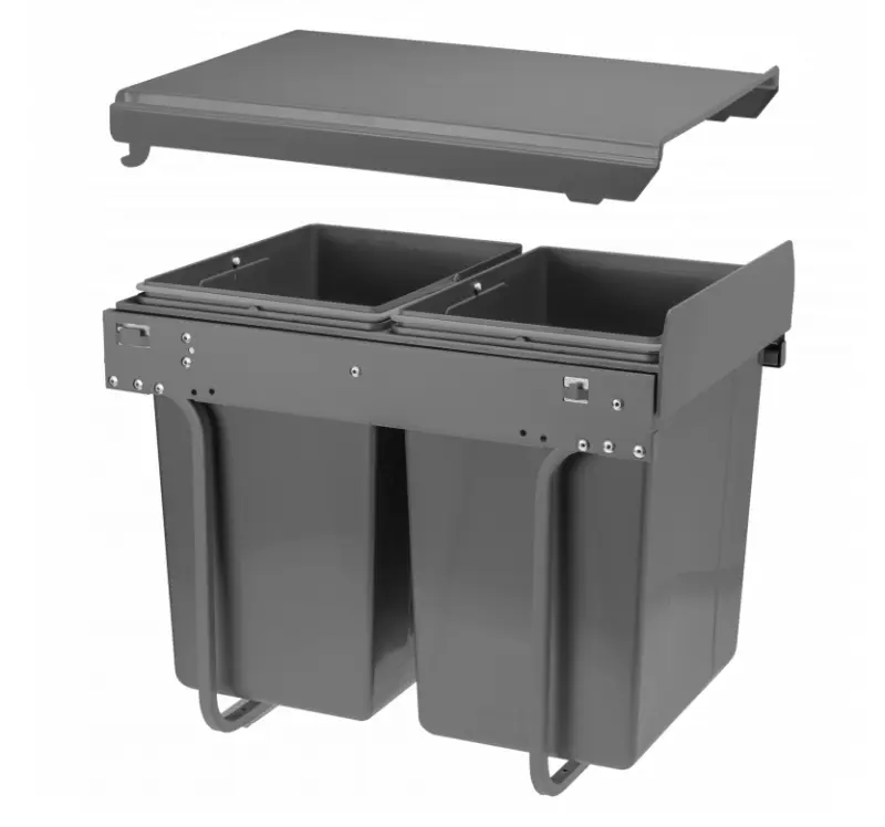 Garbi Sorter S-40-2 sistema di raccolta rifiuti con 2 contenitori 2 x 20 1208957364