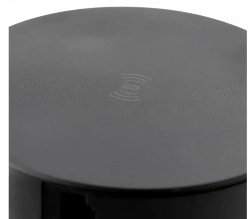 Indux Push Prese da cucina con messa a terra colore nero a scomparsa per piano di lavoro con 4 spine 2 x USB 2 x RJ45 e ricarica wireless 1208957420