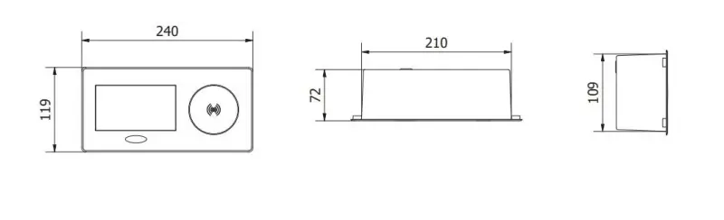 Presastoppa Indux Flip per cucina integrata nel piano di lavoro in nero opaco con wireless e 2 caricatori USB 1208957428
