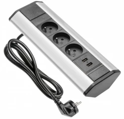 Indux Corner angolo cucina con 3 prese di corrente a terra e 2 caricabatterie USB 1208957442