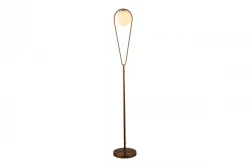 Decor Ciklop lampada da terra in ottone dorato con effetto a goccia 9737