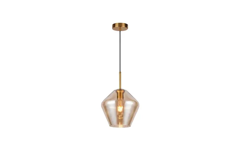 Decor Lime 332 mm alta lampadario moderno di colore ambra 7887