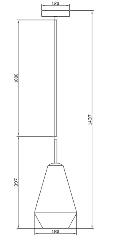 Decor Lime 397 mm moderna lampada a sospensione di colore ambra alta 7900.