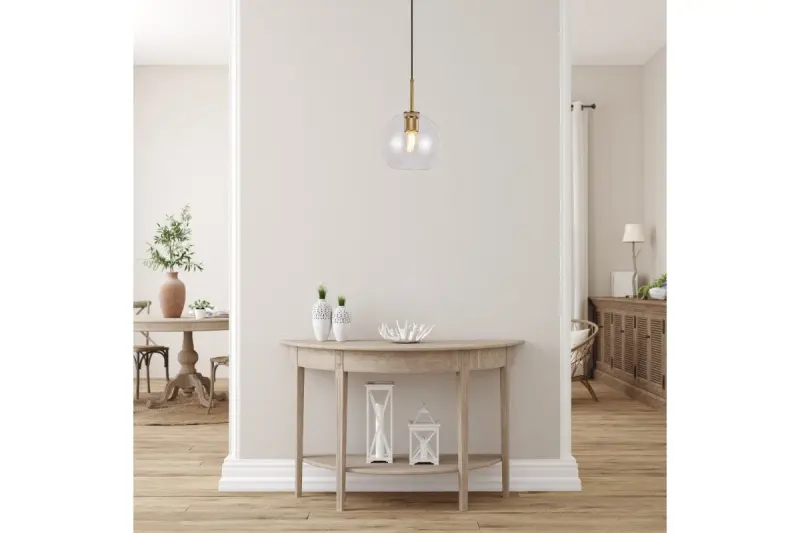 Lampada sospesa Decor Giglas a forma di sfera, vetro 8013.