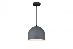 Lampada a sospensione in metallo grigio Decor Katilu 2041.