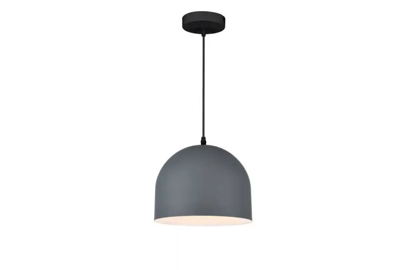 Lampada a sospensione in metallo grigio Decor Katilu 2041.