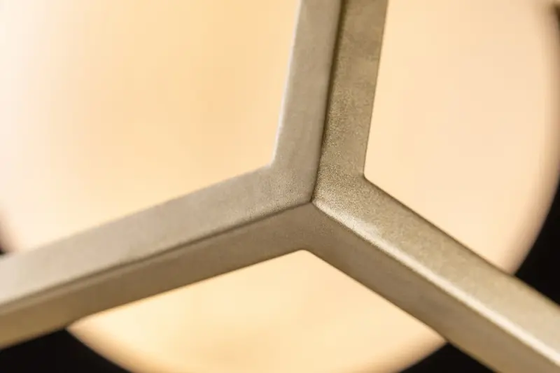 Lampada a sospensione Decor Avelin con telaio rettangolare dorato larghezza 45 cm 2232.