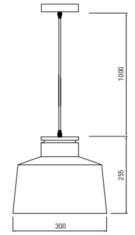 Decor Margus lampada a sospensione in metallo bianco opaco con aggiunta di legno 3086.