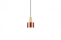 Lampada a sospensione Decor Selvia in rame con finitura in ottone, diametro 12 cm 3208.