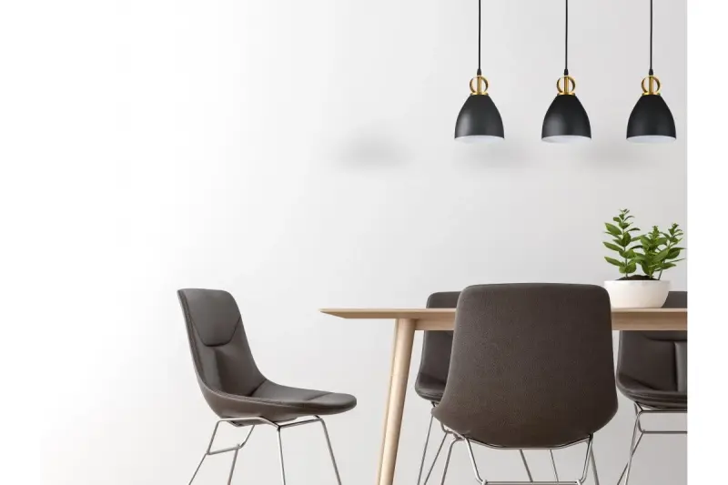 Lampadario a sospensione Decor Kerala nero elegante 3239