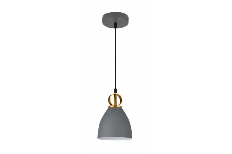 Decor Kerala lampada a sospensione grigia elegante 3321