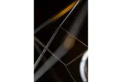 Lampadario sospeso Decor Rosa geometrico nero composto da 2 cubi neri 3437.