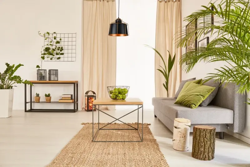 Lampadario a sospensione Decor Goa nero con cornice decorativa dorata 3512