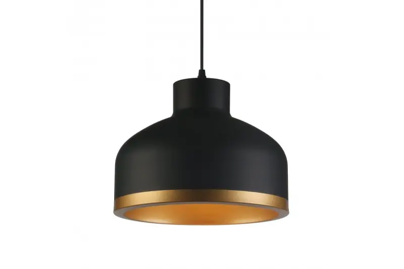 Decor Goldi nero lampadario moderno in oro nero, diametro 30 cm 4090.