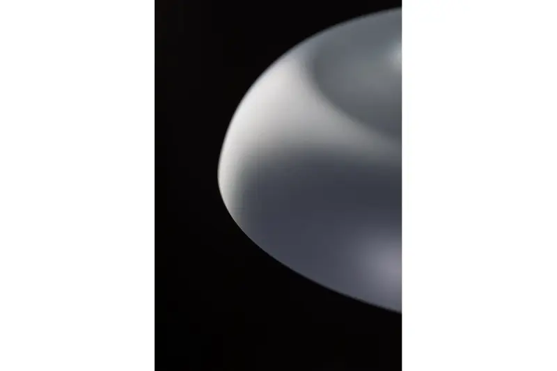 Decor Skandi moderna lampada a sospensione grigia di 35 cm di diametro 7368