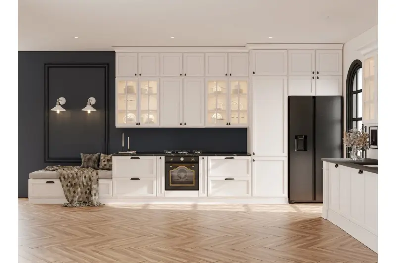 Decor Loret lampada da parete regolabile bianca con interruttore 20 cm di diametro 8267