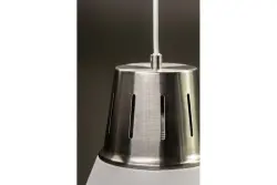 Decor Gianni elegante lampada a sospensione bianca con diametro di 22 cm 8075.