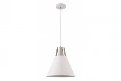 Decor Gianni lampada a sospensione elegante bianca 32 cm di diametro 8150