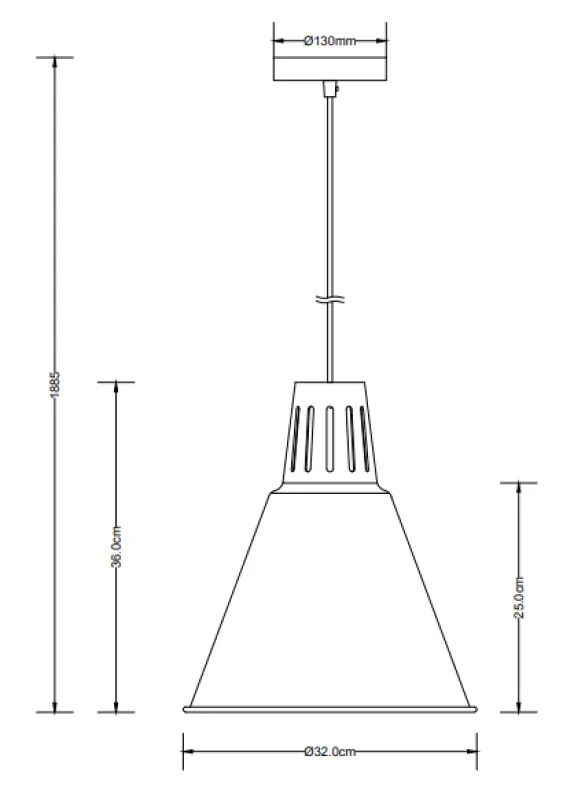 Decor Gianni elegante lampadario a sospensione completamente bianco, con diametro di 32 cm. 8112