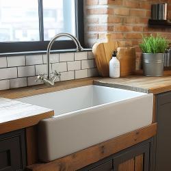 AquaTrimo Windsor rubinetto classico da cucina nostalgico con beccuccio rotondo cromo 21WS7652CM