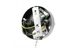 Decor Etore lampada da parete nera con braccio in metallo, diametro 11 cm, 1860.