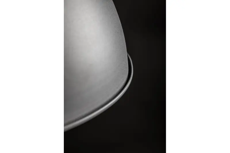 Lampada sospesa Dante Decor nera opaca con interno bianco, diametro 27,5 cm 2119.