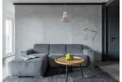 Lampada a sospensione Decor Artemia grigia con finitura industriale, diametro di 34,5 cm, 2447.