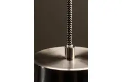 Decoro Artemia lampada a sospensione bianca con finitura industriale, diametro di 34,5 cm, codice 2508