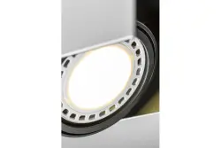 Lampada da soffitto Decor Verso in bianco e nero con testa mobile e 2 sorgenti luminose 4250.