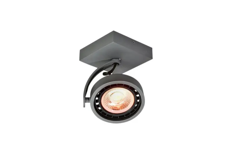 Decor Wally lampada da soffitto o da parete antracite con testa mobile 1 fonte luminosa 4281