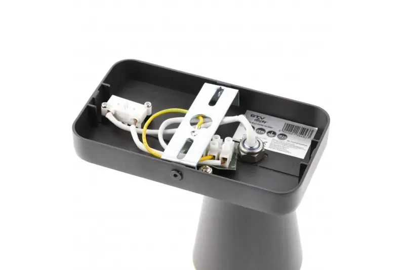 Lampada da parete nera moderna Decor Elli con interruttore e 1 fonte di luce 4533.