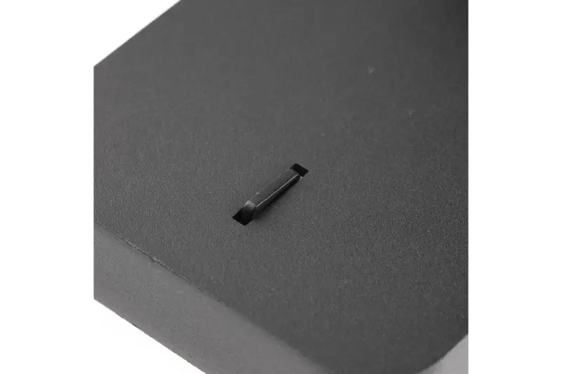 Lampada da parete nera moderna Decor Elli con interruttore e 1 fonte di luce 4533.