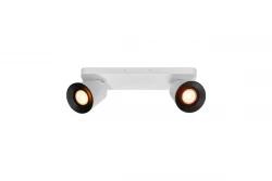 Decor Elli moderna lampada da soffitto bianca con 2 fonti luminose 4489