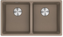 Franke Maris MRG 120-35-35 Fragranite Oyster doppio lavello sottotop