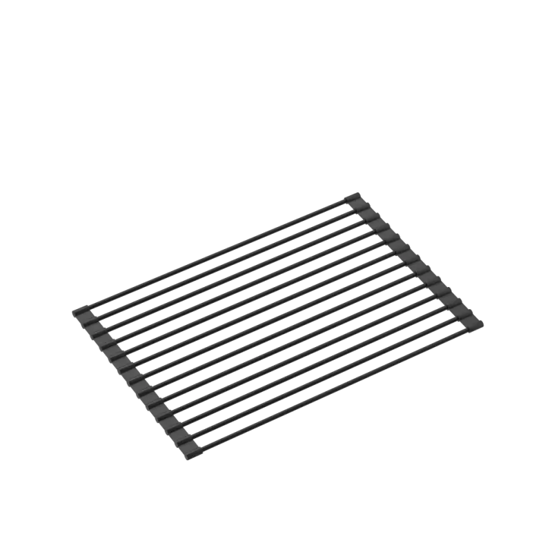 Quadri Kendal Lavello in granito nero 77x44 con scolapiatti rubinetto da cucina e dispenser per sapone 1208957888