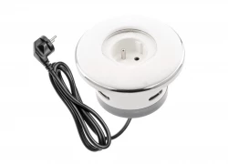 Indux Cover incasso con terra opaca bianca Presa con coperchio chiuso 1208957925