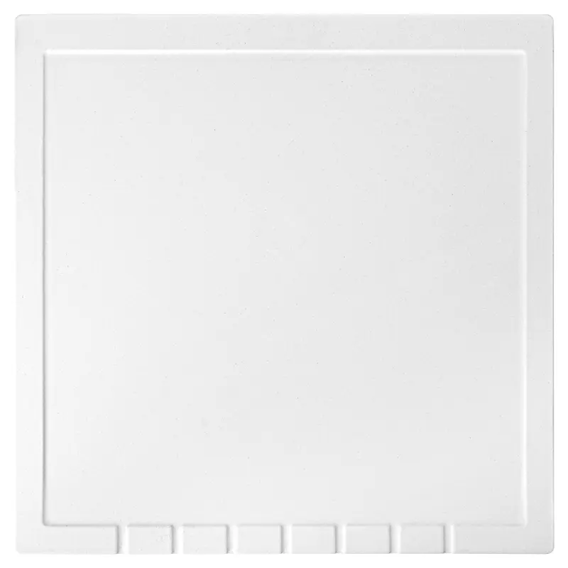 Aquadesign Unix Scolapiatti in granito 35x35cm bianco 1208958212