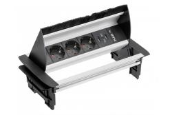 Presa di corrente attraverso la scrivania 1208958678