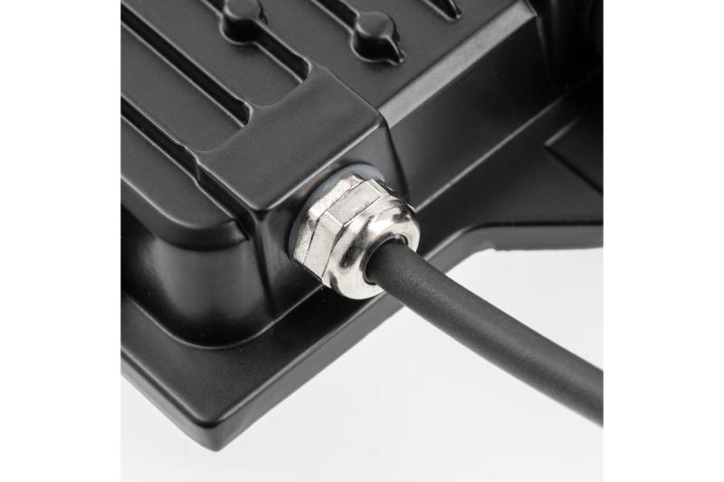 Faretto a LED G-TECH con sensore di movimento, 30W, 3000lm, AC220-240V, 50/60 Hz, PF>0,9, RA>80, IP65, 120°, 6000K, nero 1208959177