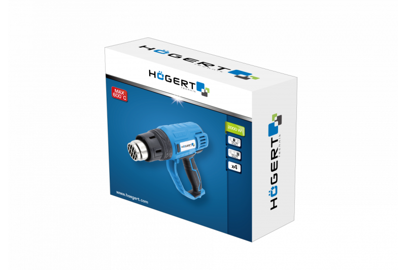 Hoegert Pistola ad aria calda da 2000W 1208960196