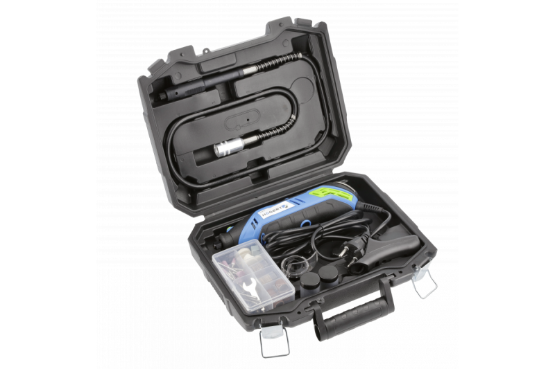 Hoegert Mini macchina per affilare in valigia incl. 184 accessori extra 1208960199 HT2E101