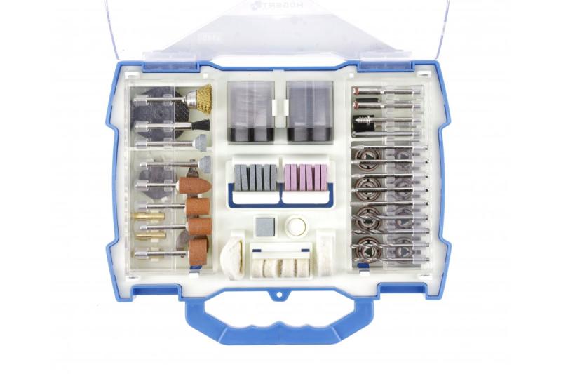 Hoegert Set di accessori di ricambio per la mini smerigliatrice 155 pezzi 1208960202