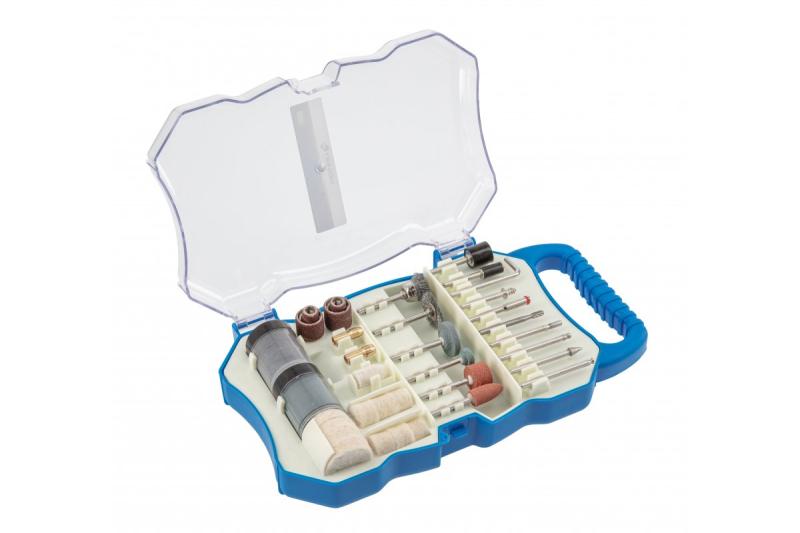 Hoegert Set di accessori di ricambio per la mini smerigliatrice, 71 pezzi. 1208960203