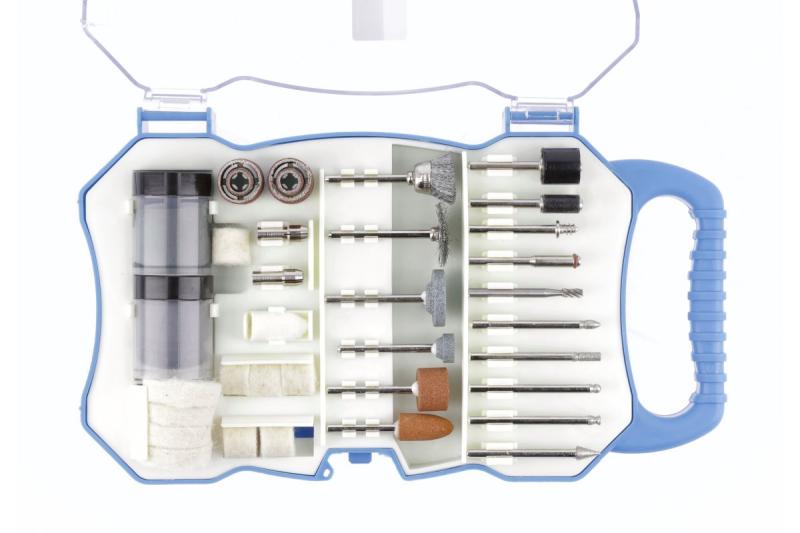 Hoegert Set di accessori di ricambio per la mini smerigliatrice, 71 pezzi. 1208960203