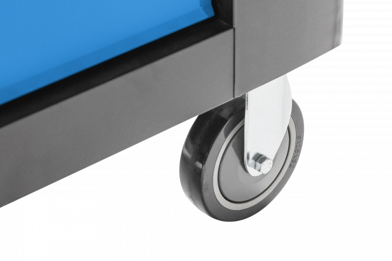 Hoegert Cassettiera degli attrezzi con 7 cassetti e porta laterale 1208962009