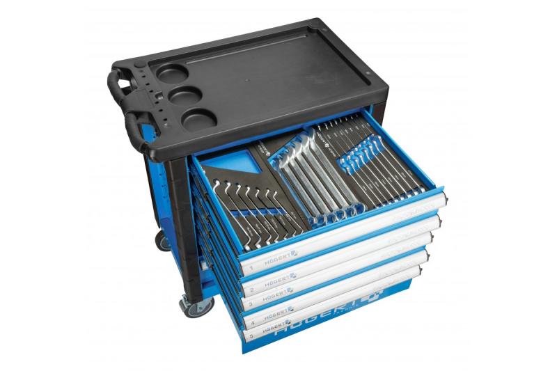Hoegert Armadio degli attrezzi 214 pezzi 1208962013